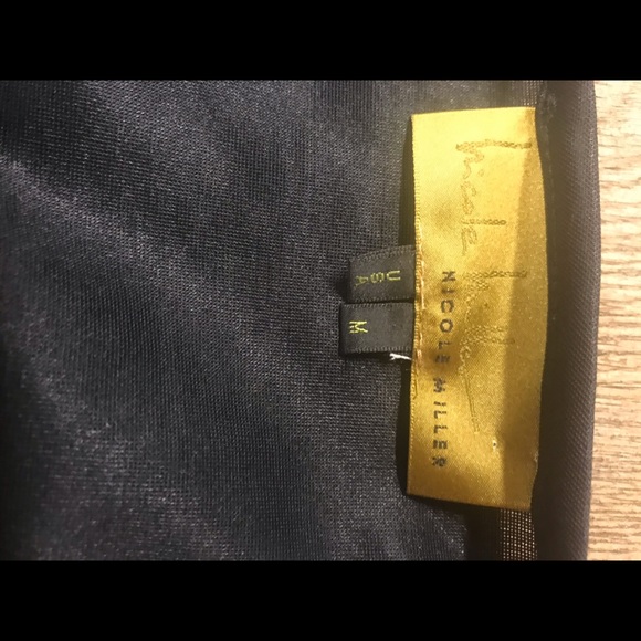 NWT Nicole Miller Sheer Mini Dress - Picture 3 of 6